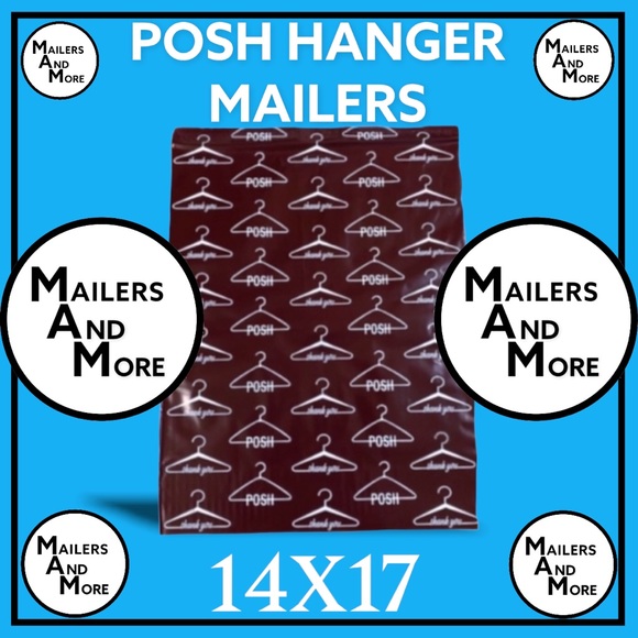 25 14X17 Poly Mailers Posh Hanger Shipping Envelopes PRICE IS FIRM - Picture 6 of 7